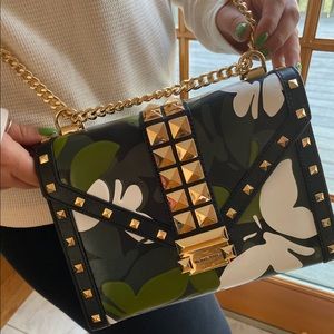 Michael Kors Butterfly Camo Shoulder Crossover